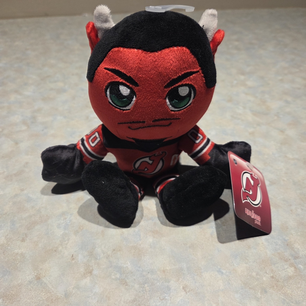 NWT NHL NJ Devil Bleacher Creature Plush